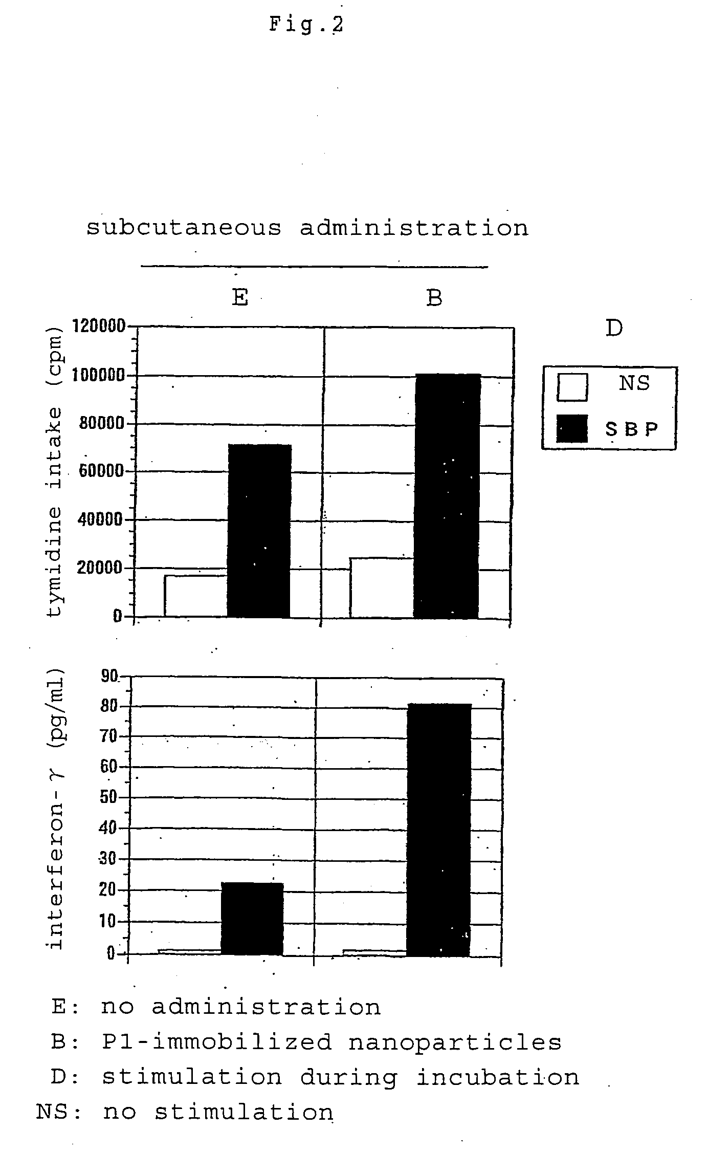 Biodegradable nanoparticle having t-cell recognizable epitope peptide immobilized thereon or encapsulated therein