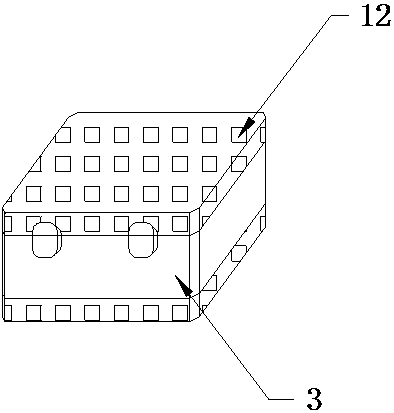 Storage box with protecting function for small bearing bush