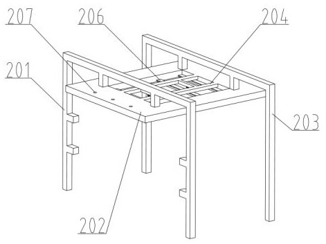 An overall visual detection and floating hair adsorption device for automatic flipping of the end of a scarf