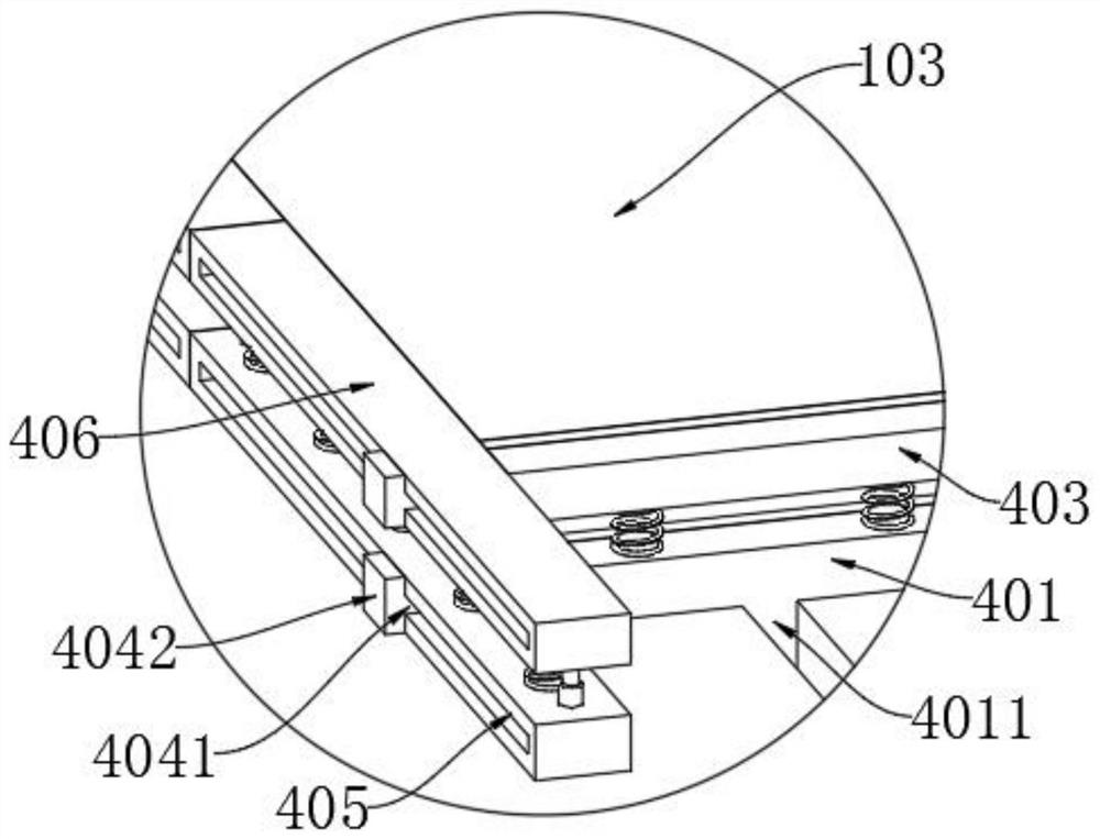 A stamping tool for reducing shape deformation at the edge of automobile stamping sheet