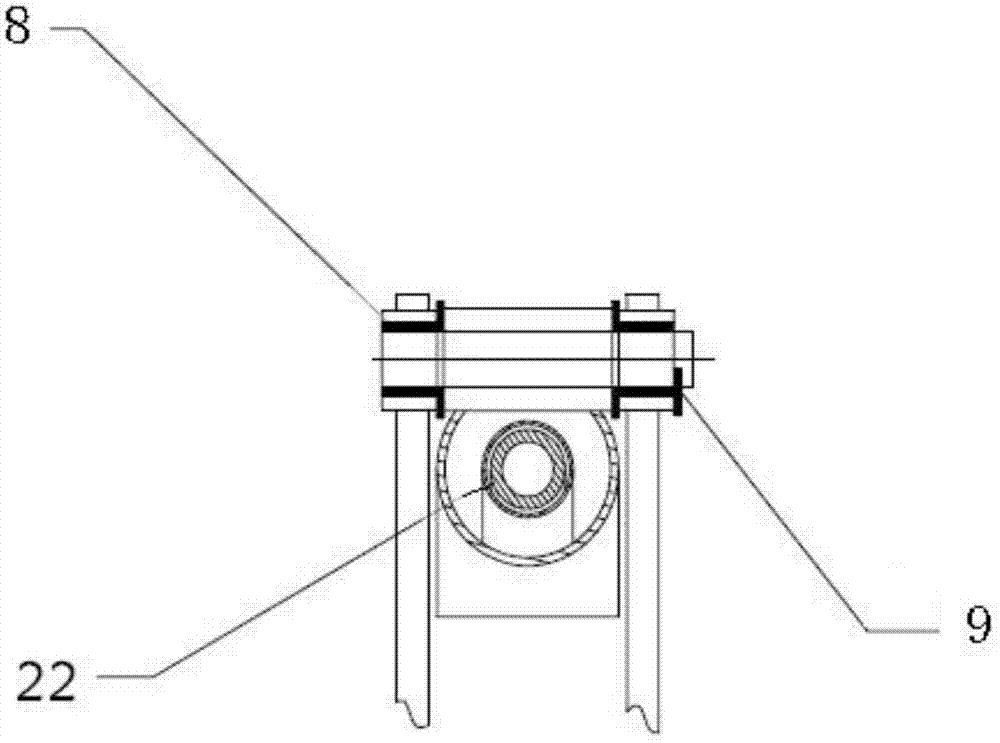 Stoking machine provided with insulation system