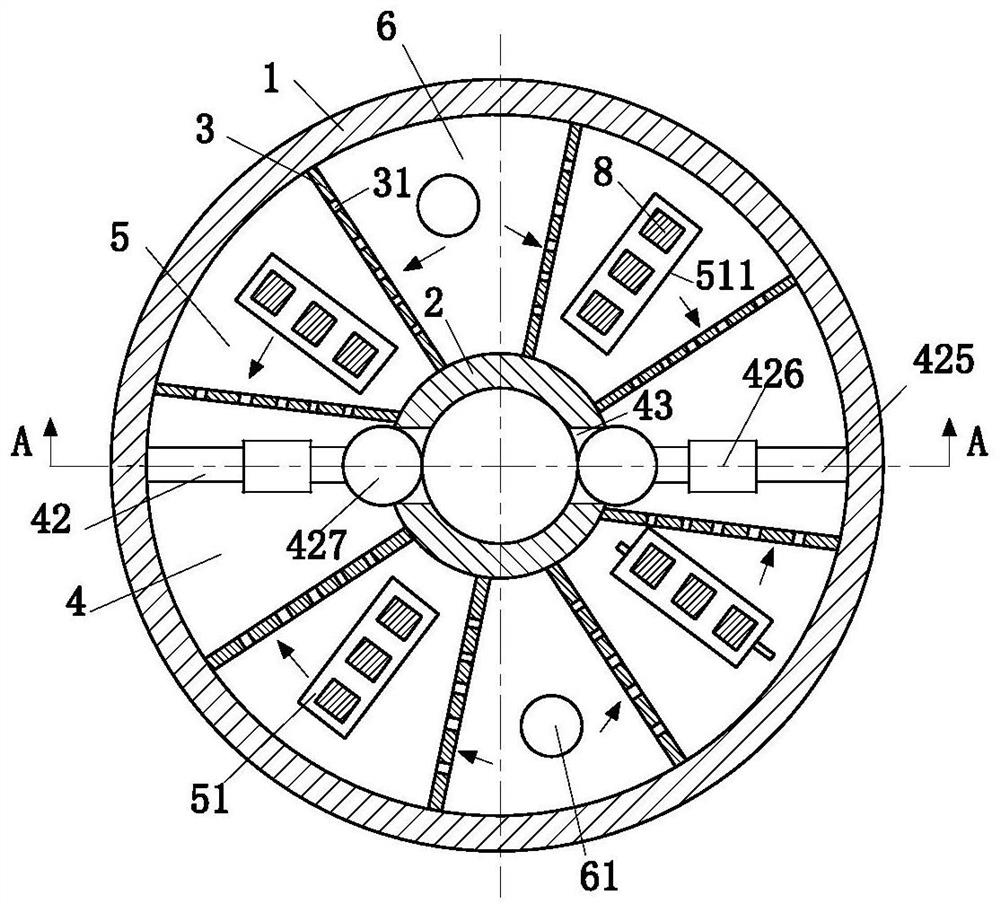 A wafer wet etching device