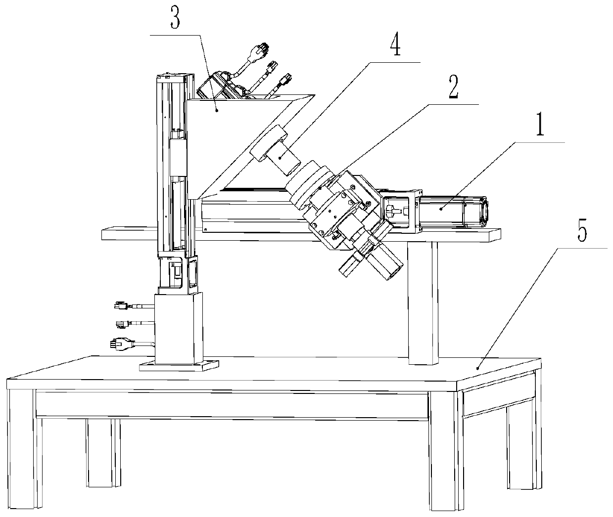 Rotary polishing device and method for blind hole polishing