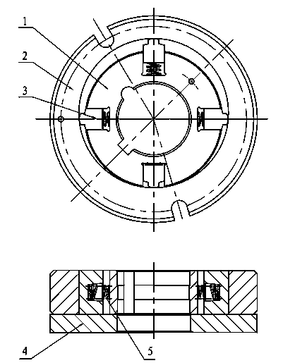 Sliding-vane-type oil delivery pump with springs