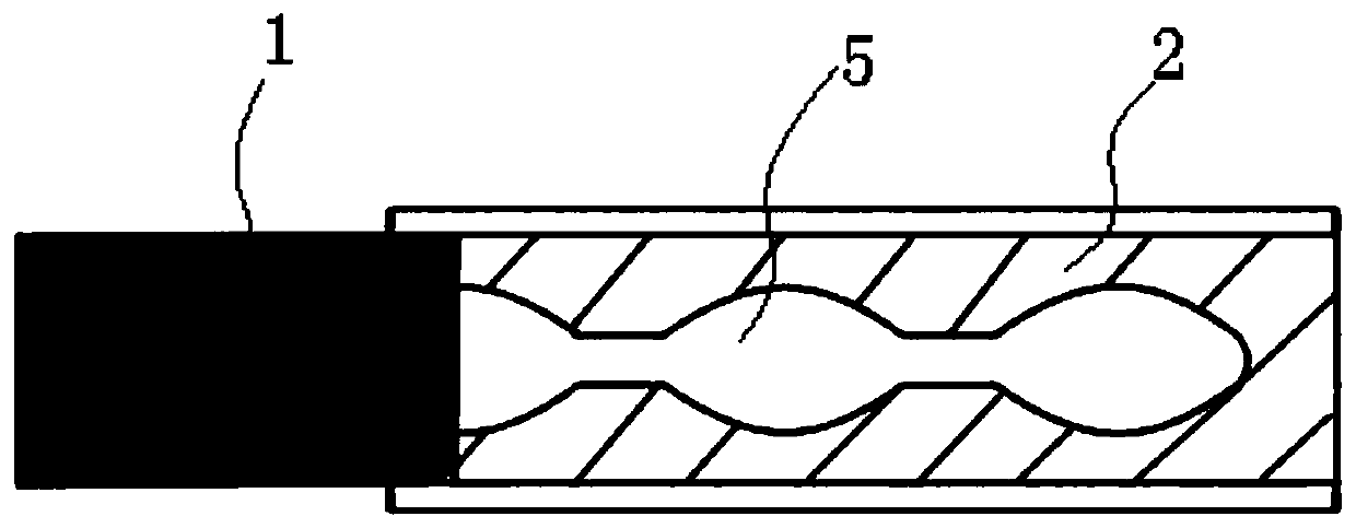 Heating cigarette using Venturi type hollow filter stick