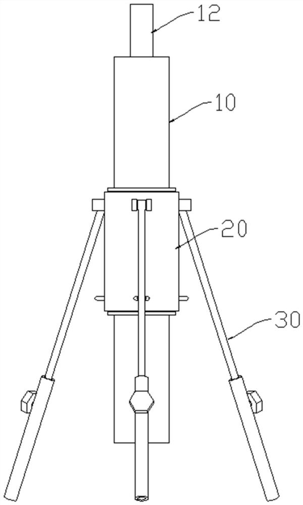 Device for manually operating isolating switch