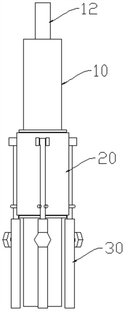 Device for manually operating isolating switch