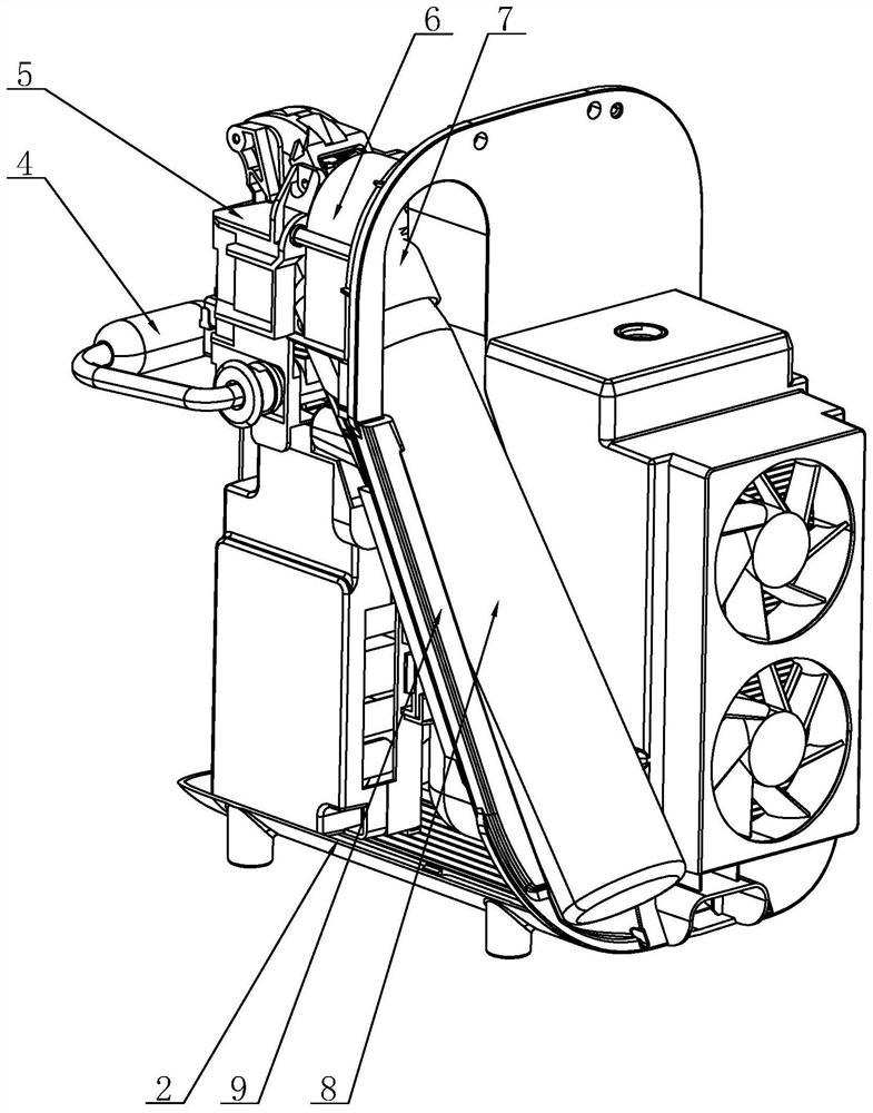 Gas taking assembly and bubble machine