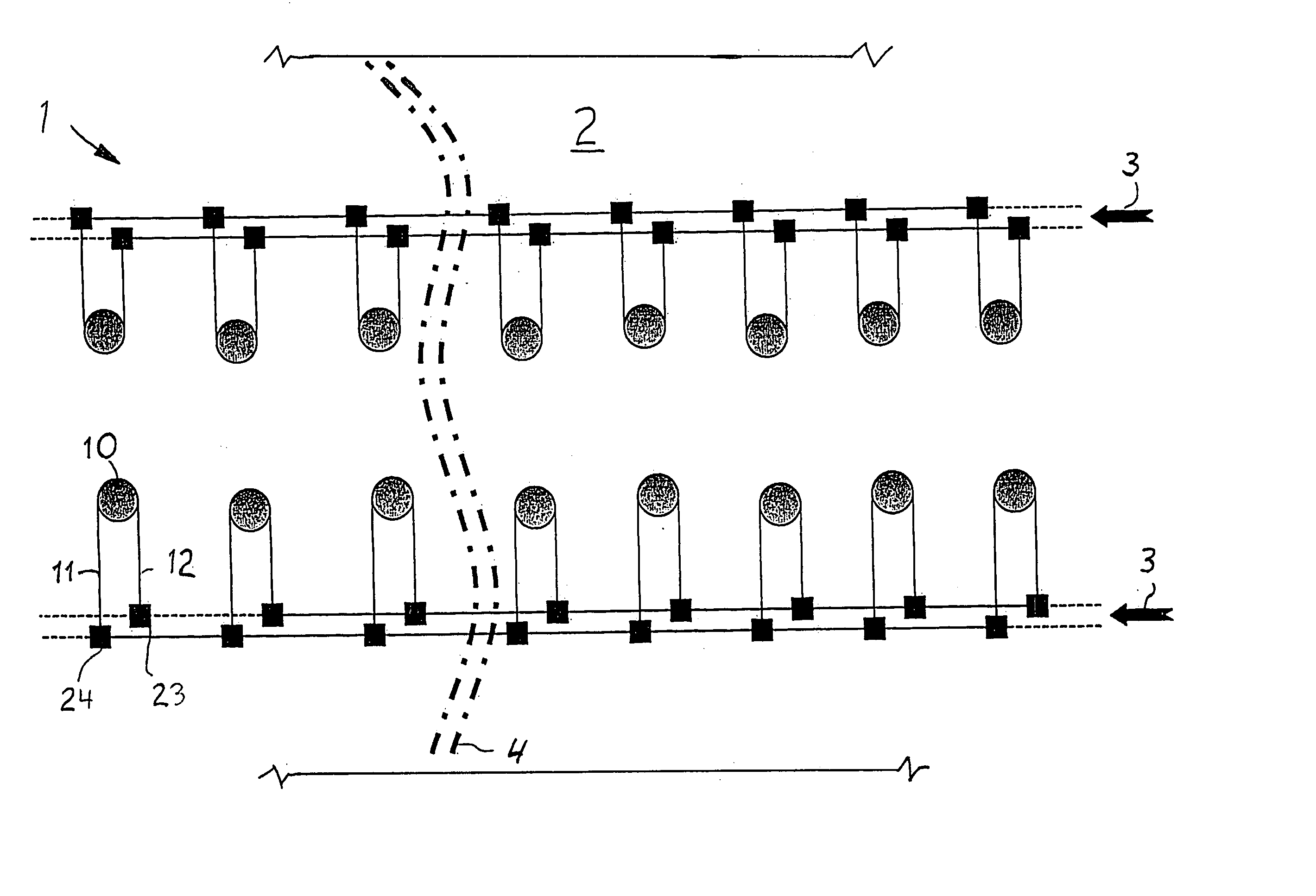 Emergency lighting arrangement with decentralized emergency power supply for an aircraft