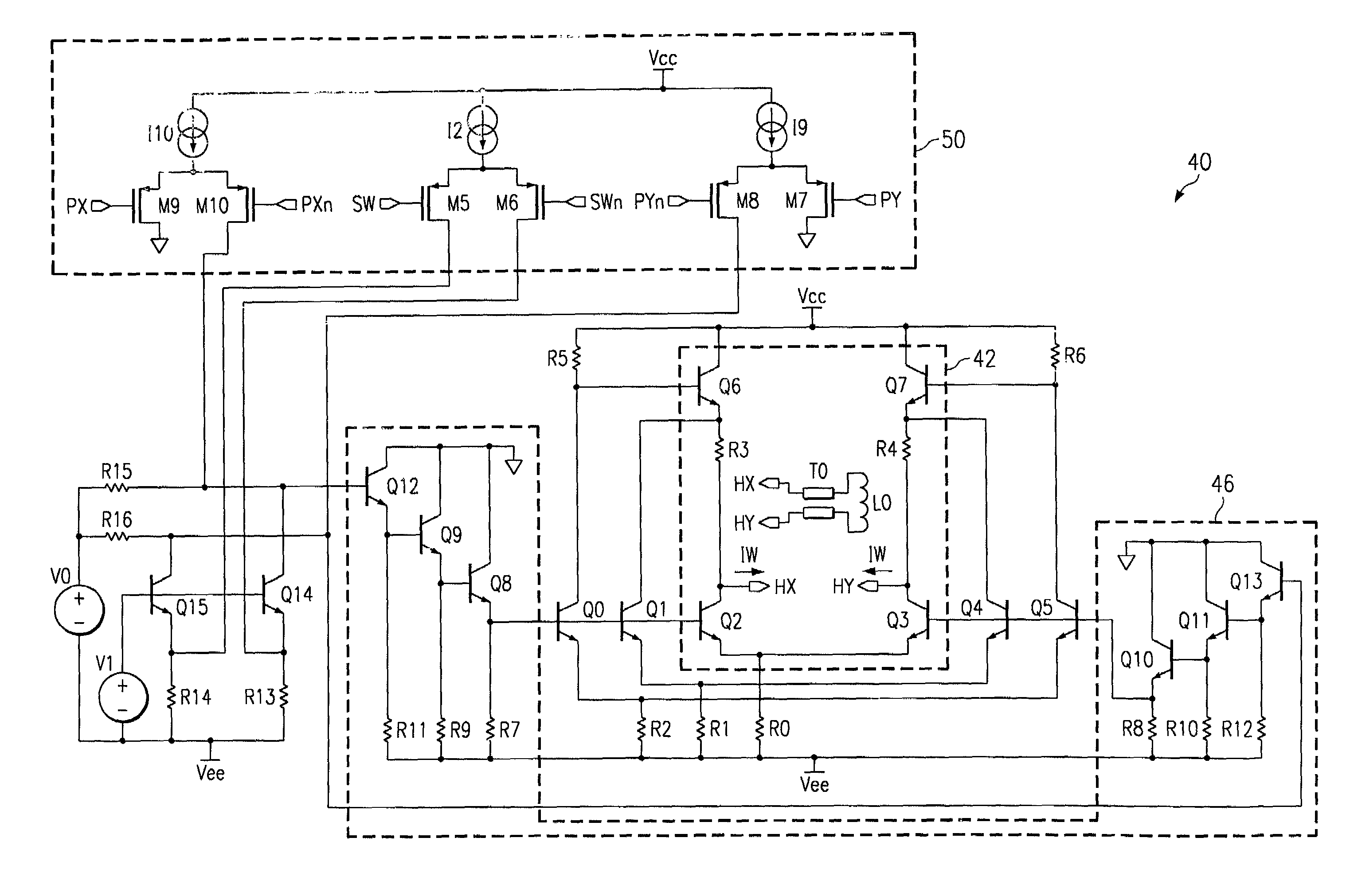 Circuits to achieve high data rate writing on thin film transducer