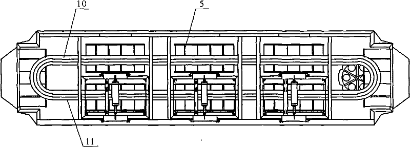 High-efficiency energy-saving rail type lithium battery oven