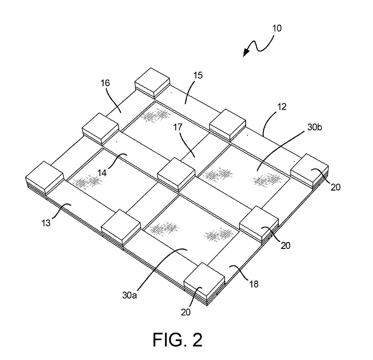 Collapsible reusable pallet