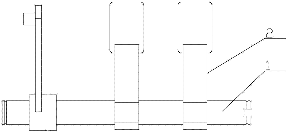 Integral circuit breaker half-shaft