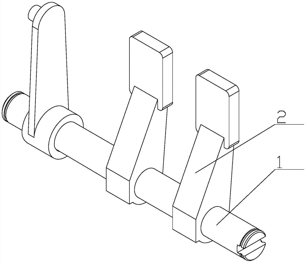 Integral circuit breaker half-shaft