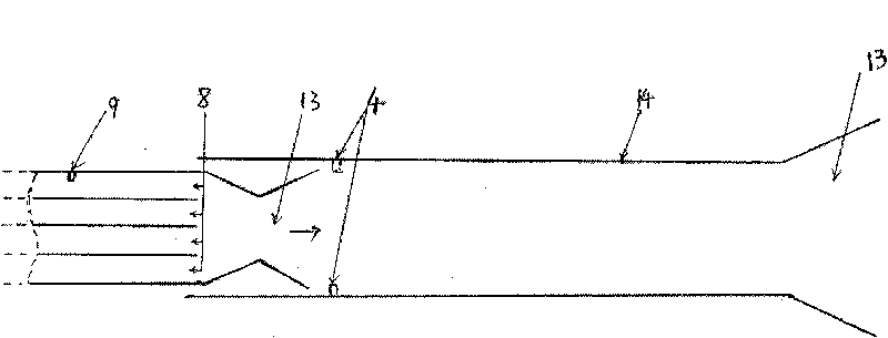 Multitube pulse detonation combustion chamber communicated with jet deflector