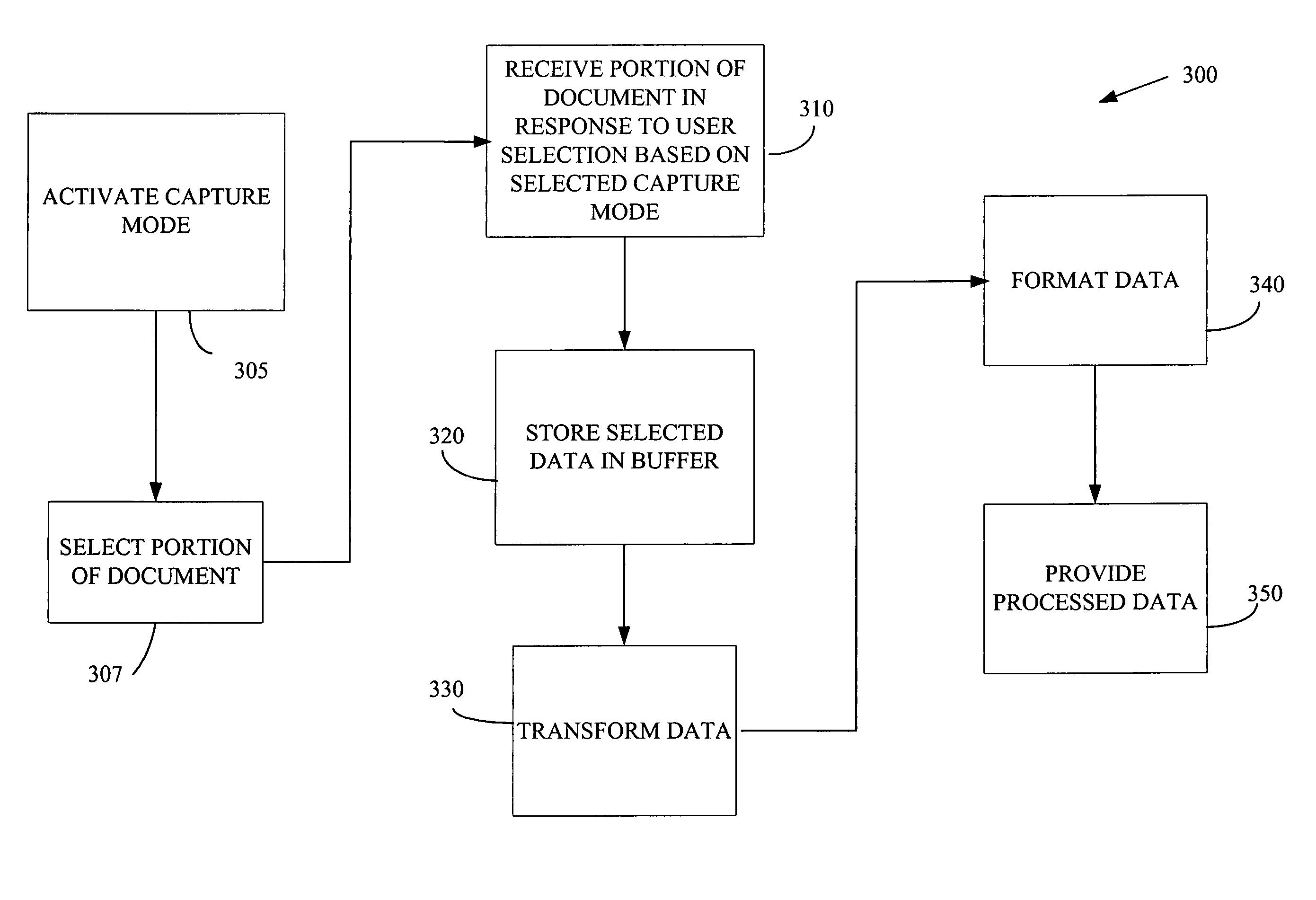 Capturing portions of an electronic document