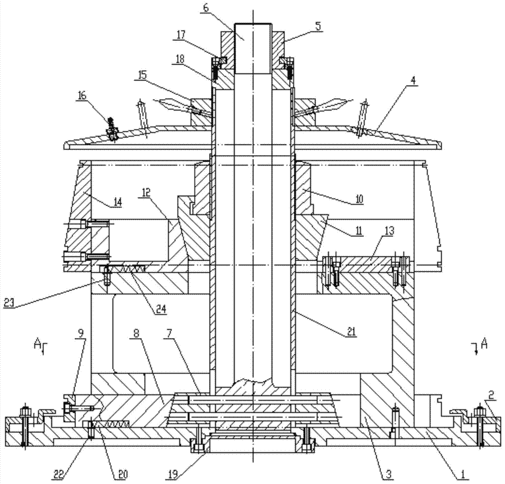 Clamp for welding multi-sectional thin-wall parts