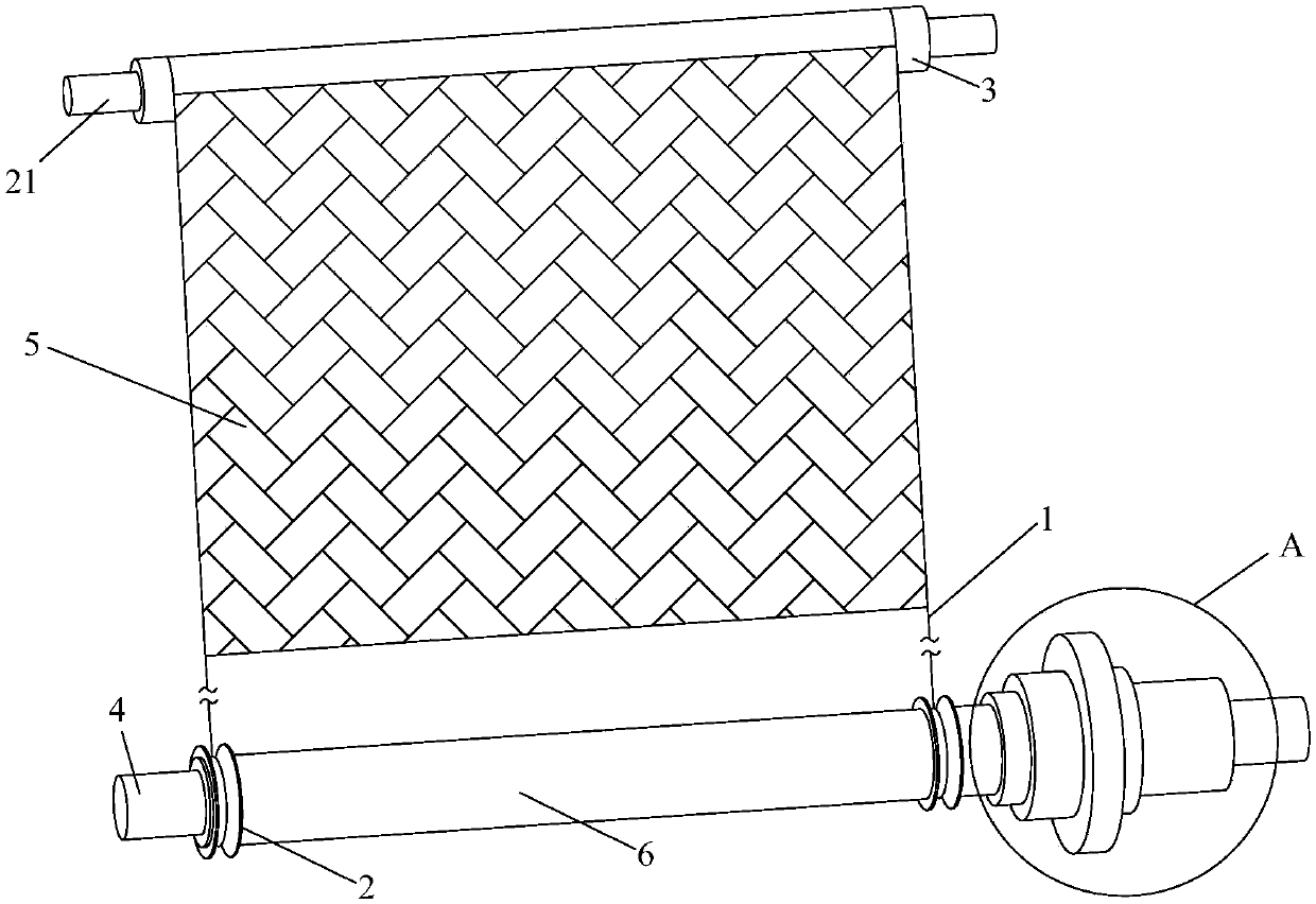 Sunshade method of front windshield of electric automobile