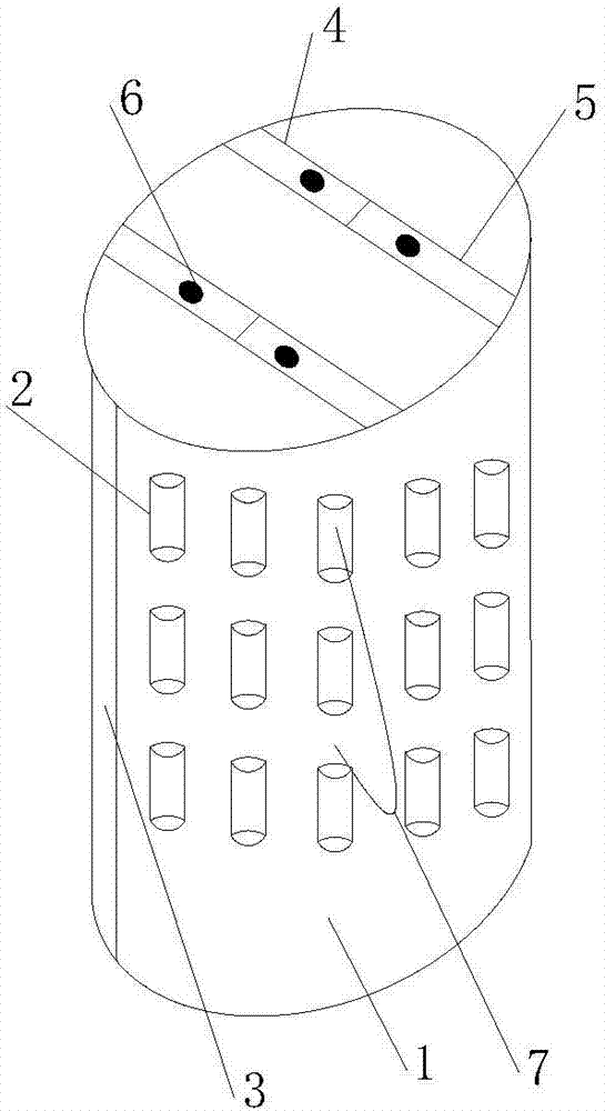 Buffering air column bag