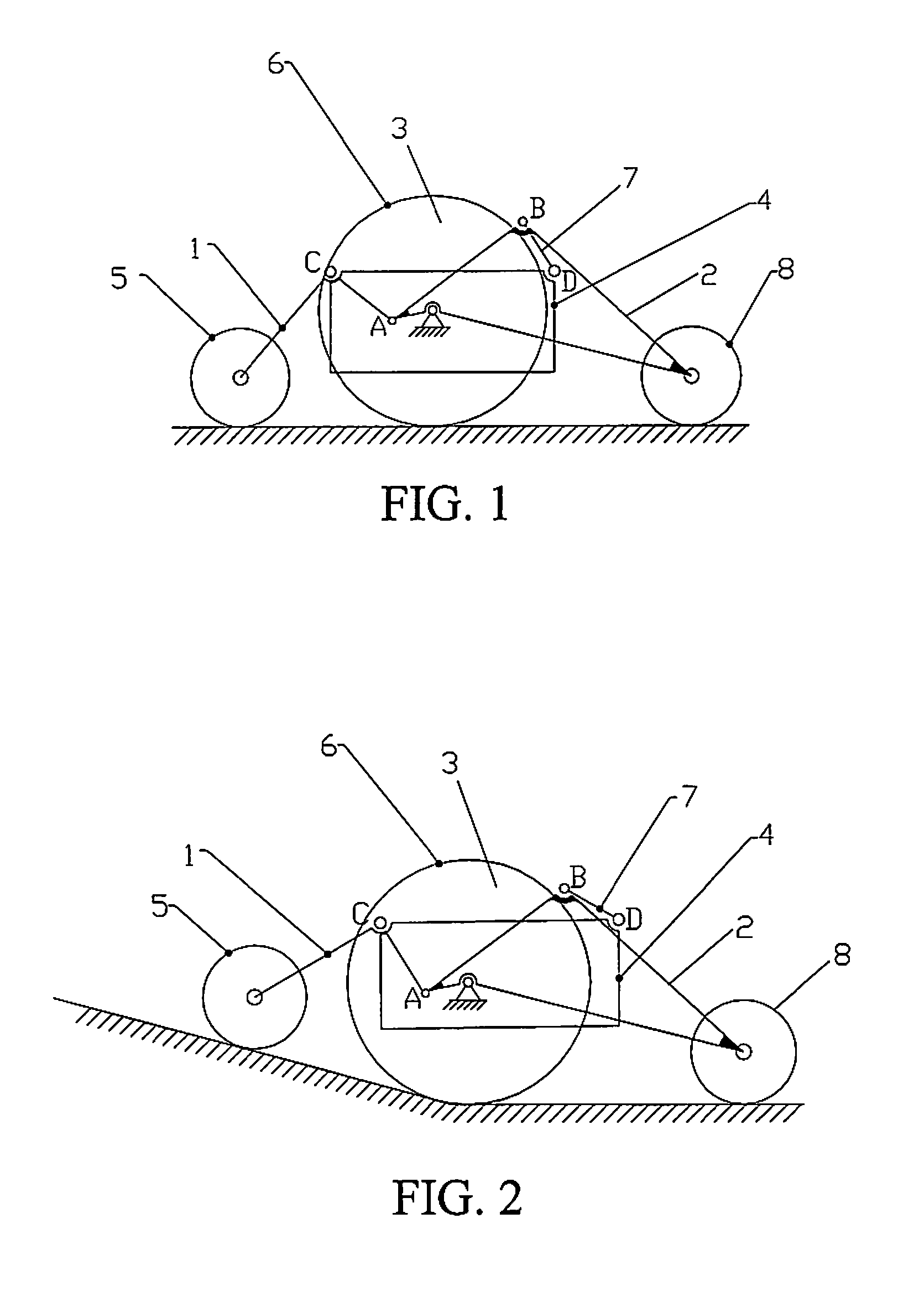 Jointed mechanism of electric wheelchair