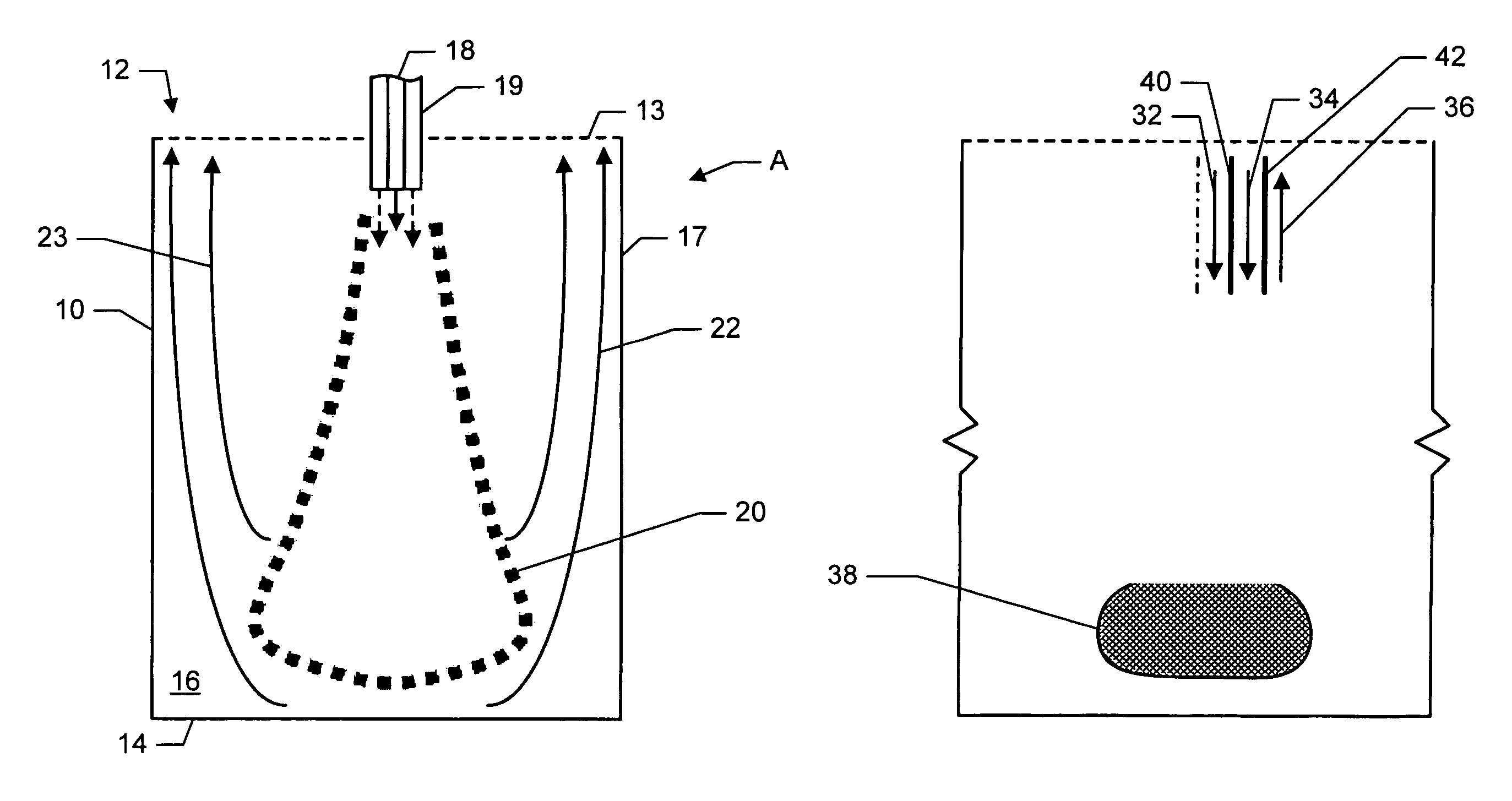 Stagnation point reverse flow combustor