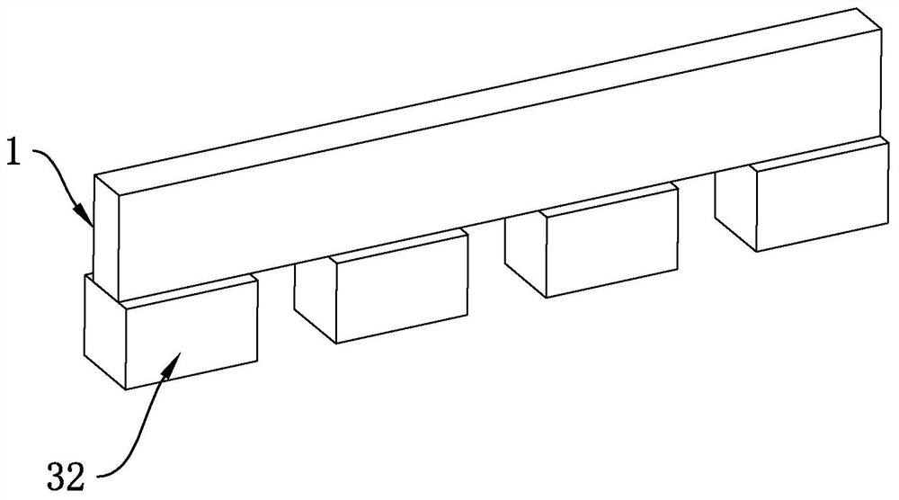 A high-pile beam-slab assembled beam structure and its construction method