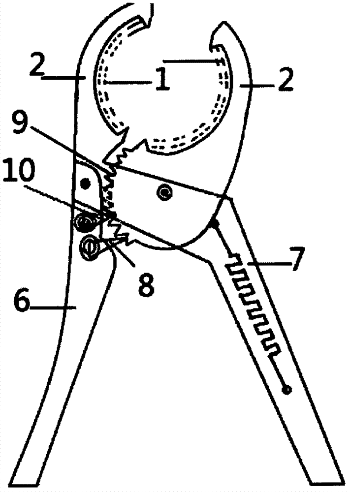 Edge-changeable girdling device