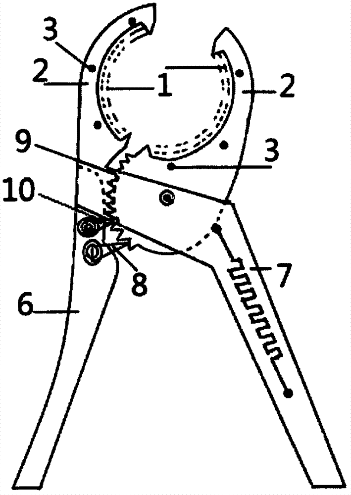 Edge-changeable girdling device