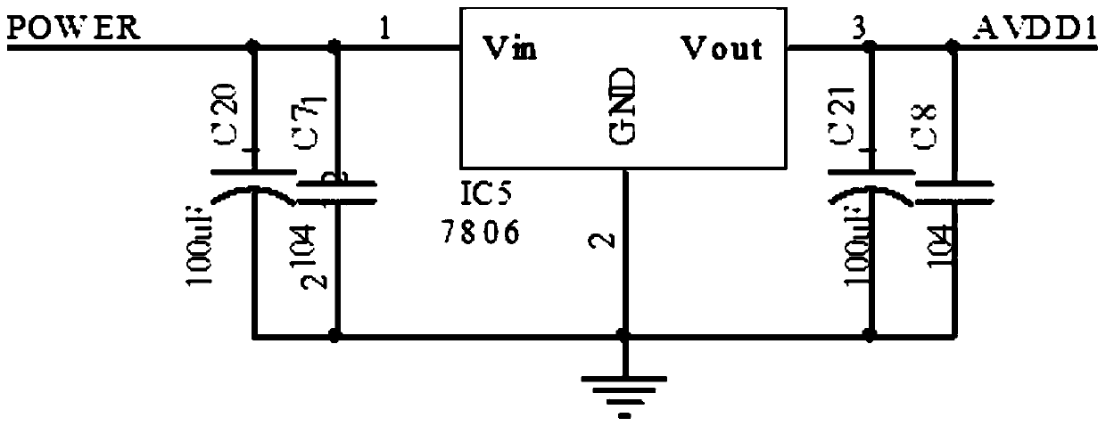 High-precision hybrid integrated circuit test frame isolation protection structure