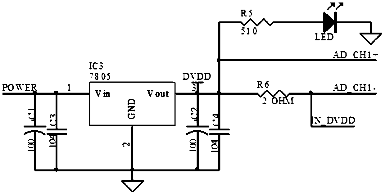 High-precision hybrid integrated circuit test frame isolation protection structure