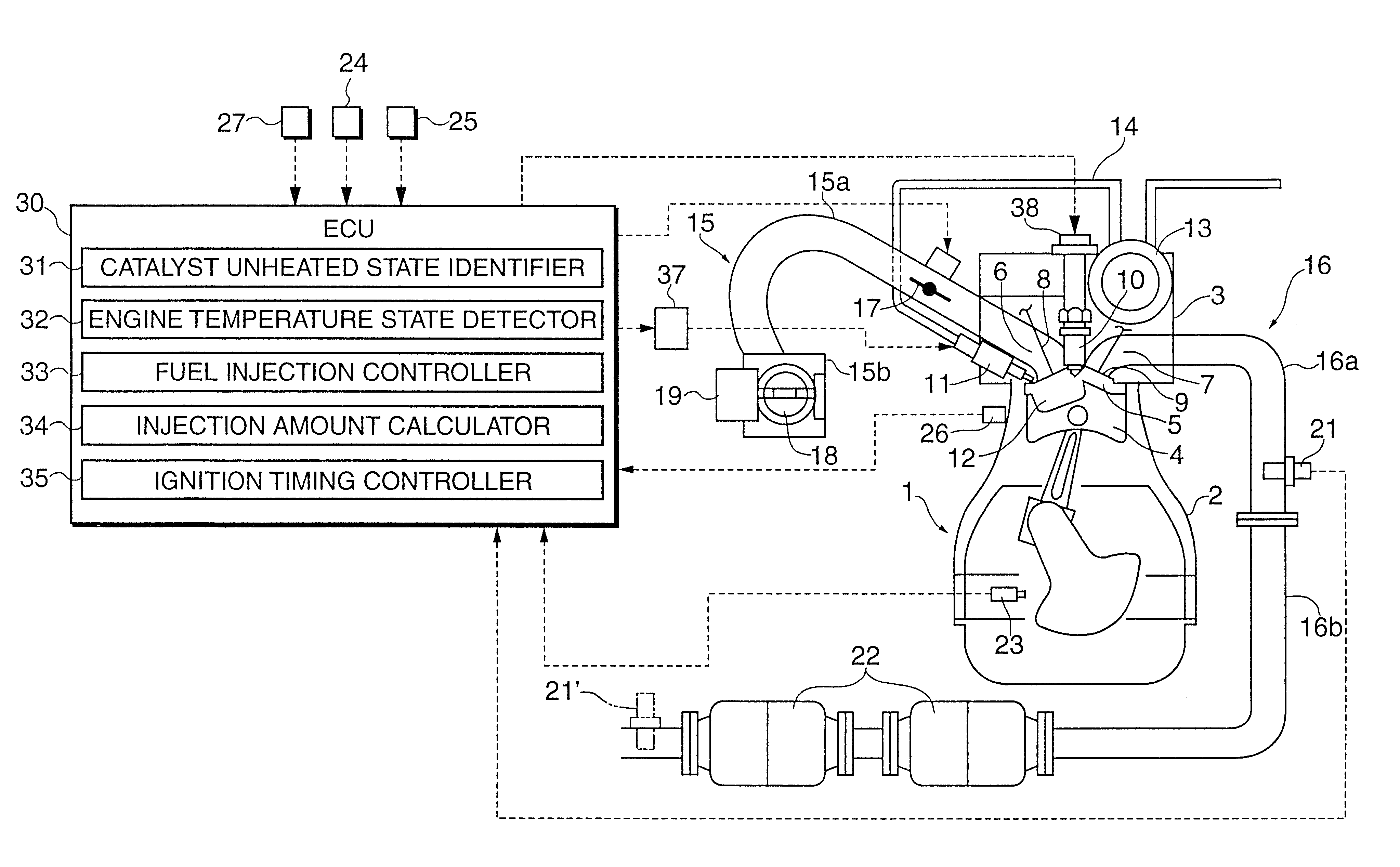 Control device for direct injection engine