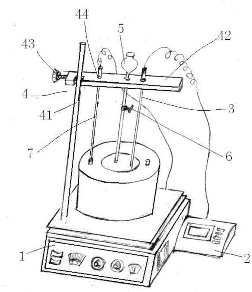 Preparation device for lab microcapsule