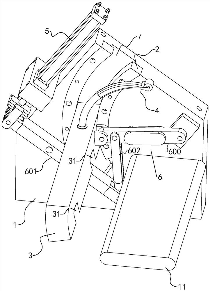 Massager for elderly hunchback patients used for nursing