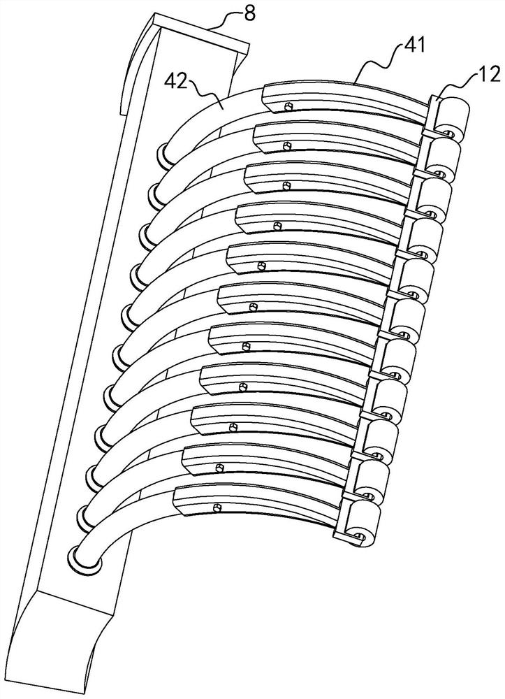 Massager for elderly hunchback patients used for nursing