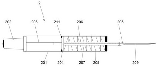 Artificial hair transplanting device