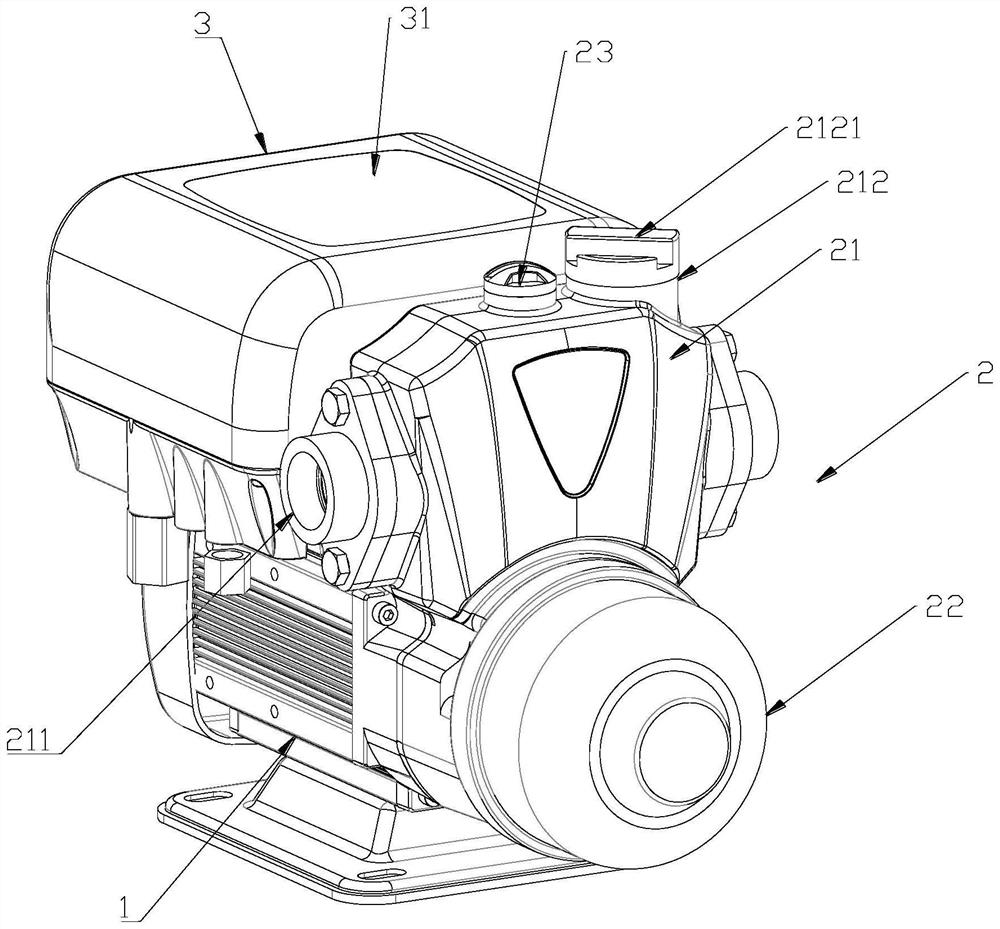 Permanent magnet variable-frequency constant-pressure self-priming pump