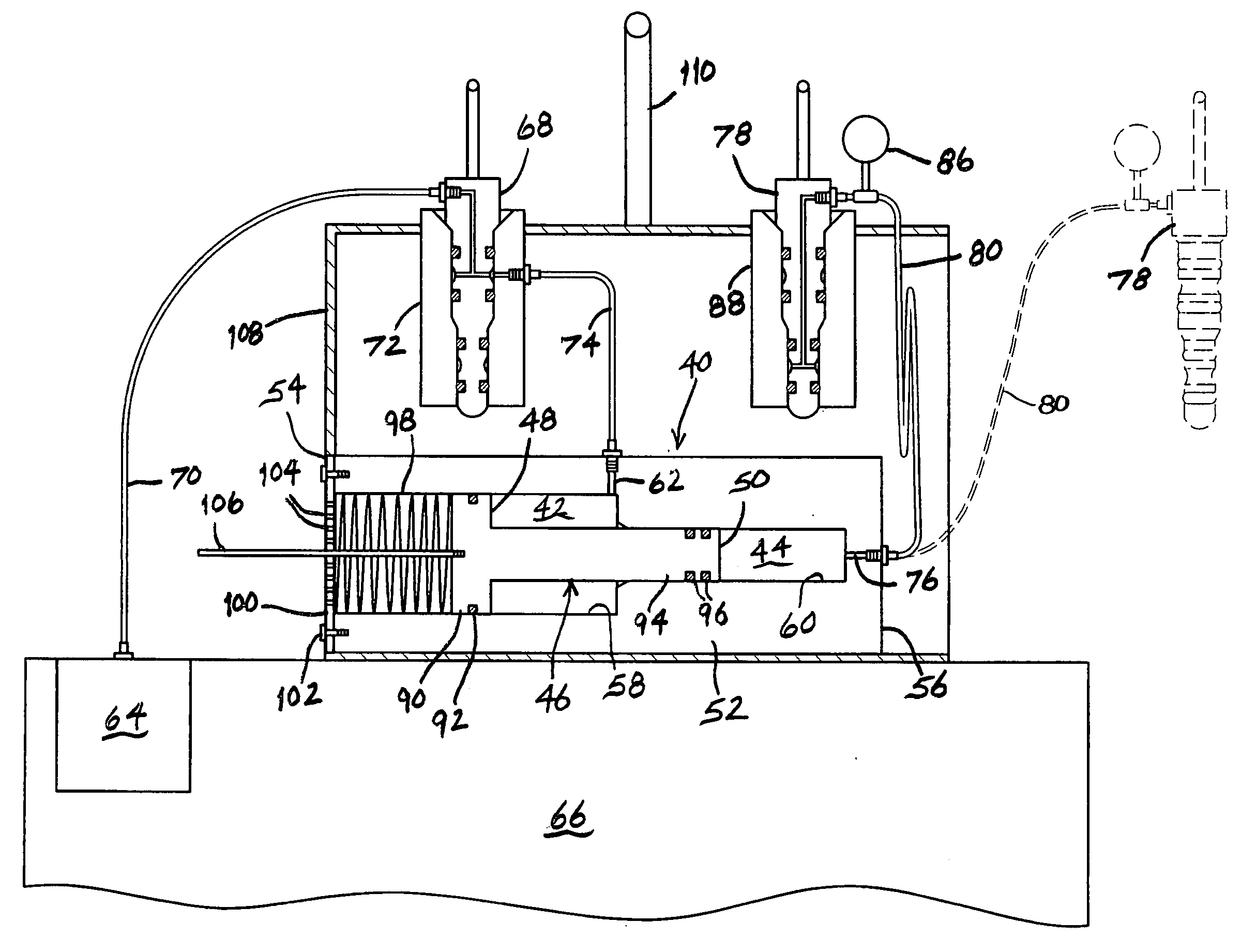 Deepwater seal test apparatus