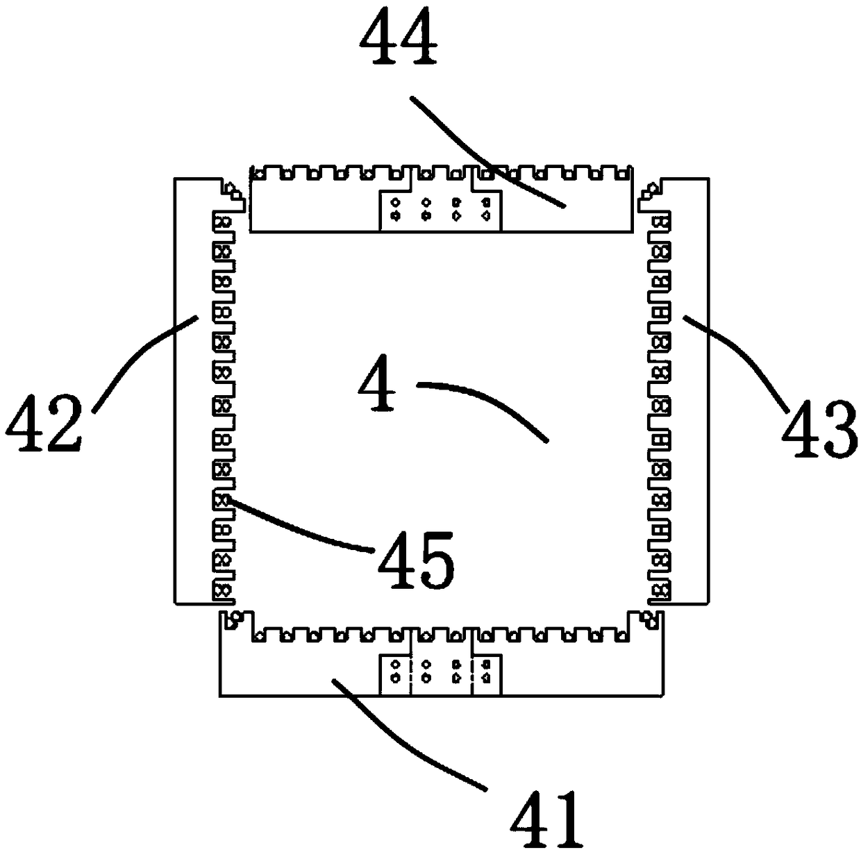 Manufacturing method of steel bar segment and used adjustable steel bar segment assembled tire frame