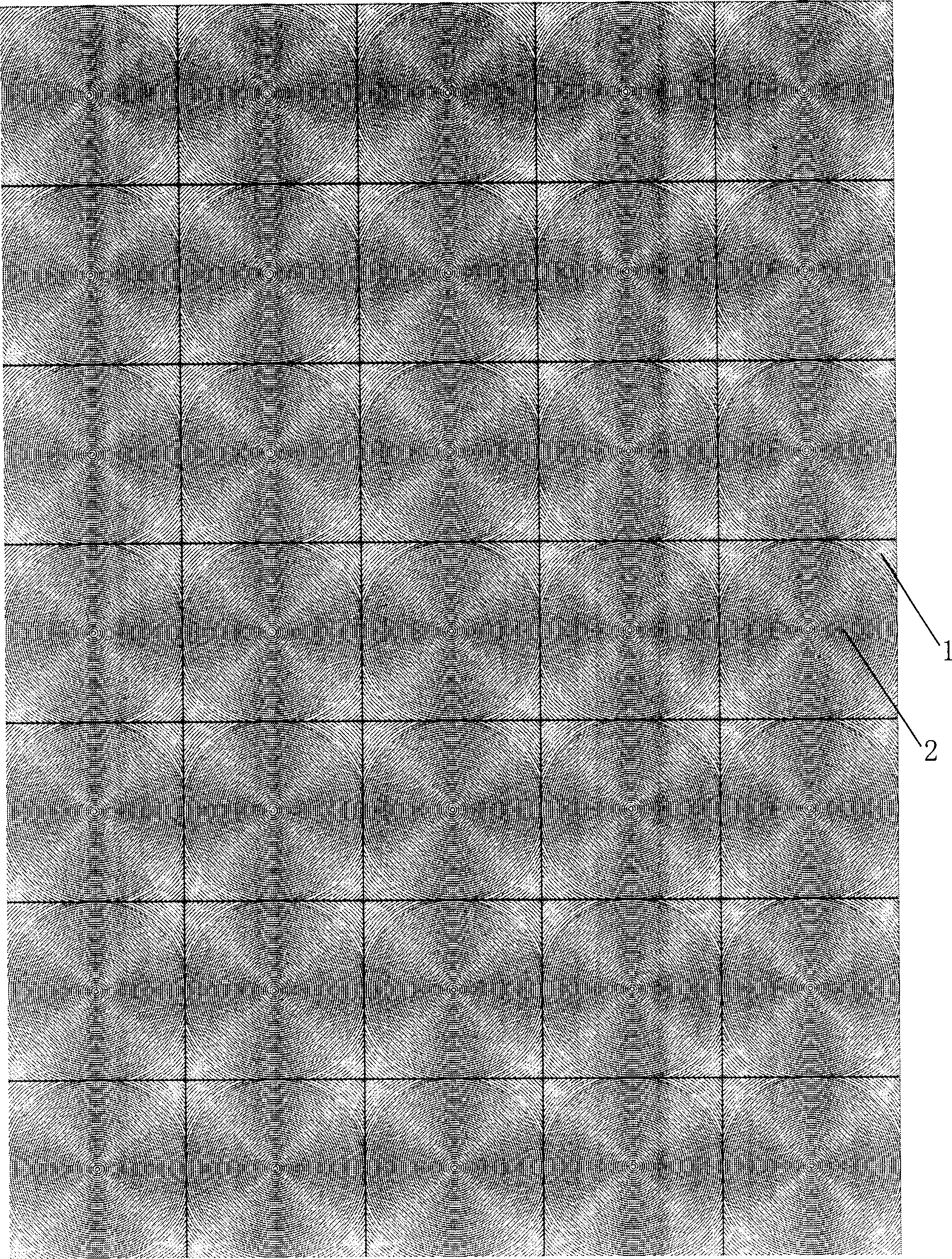 Solar energy collecting plate and producing method thereof