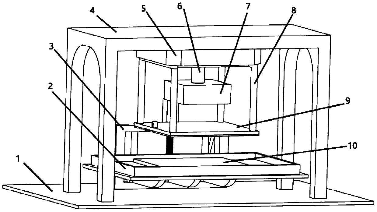 Photo-induction metal electrochemistry 3D printing device and method