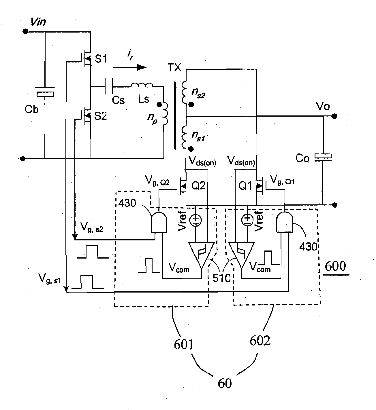 Resonance converter and synchronous rectification driving method thereof