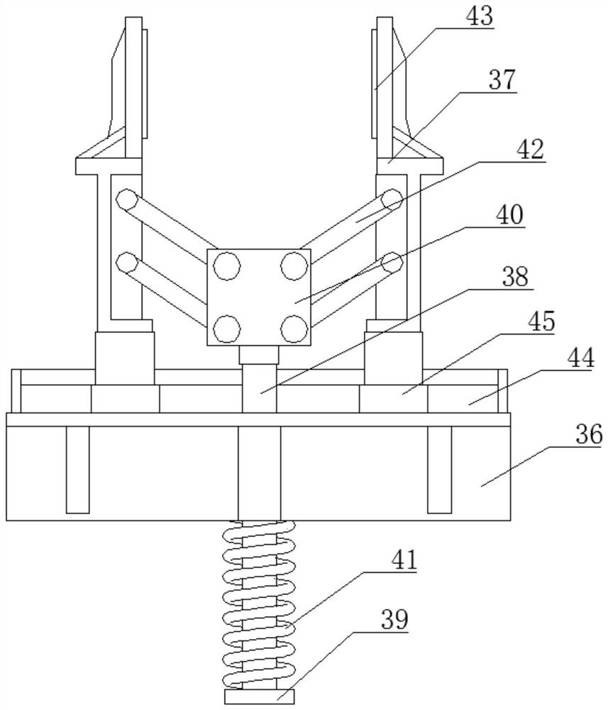 A potting device for a gradient sensor waterproof cover