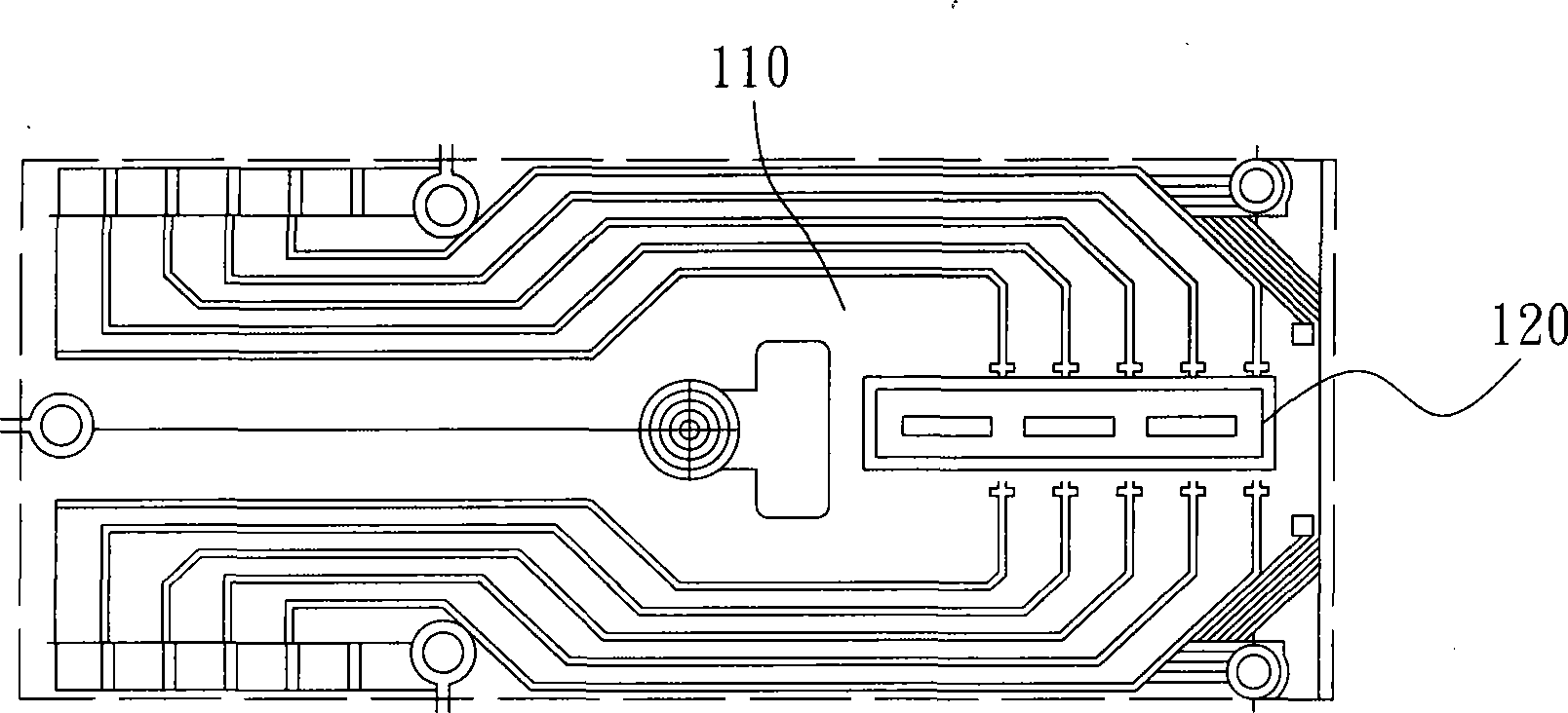 Structure and method for packing ink-jet printhead and cartridge structure of ink-jet printhead