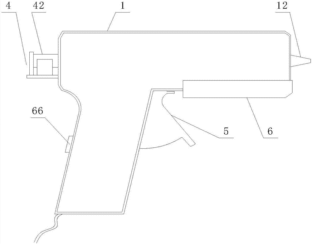 Multifunctional intelligent hot melt glue gun and use method thereof