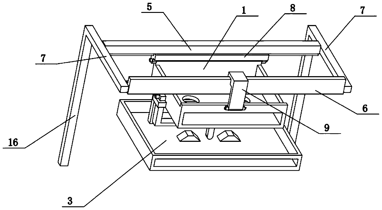 A device for separating and collecting waste dry batteries and button batteries