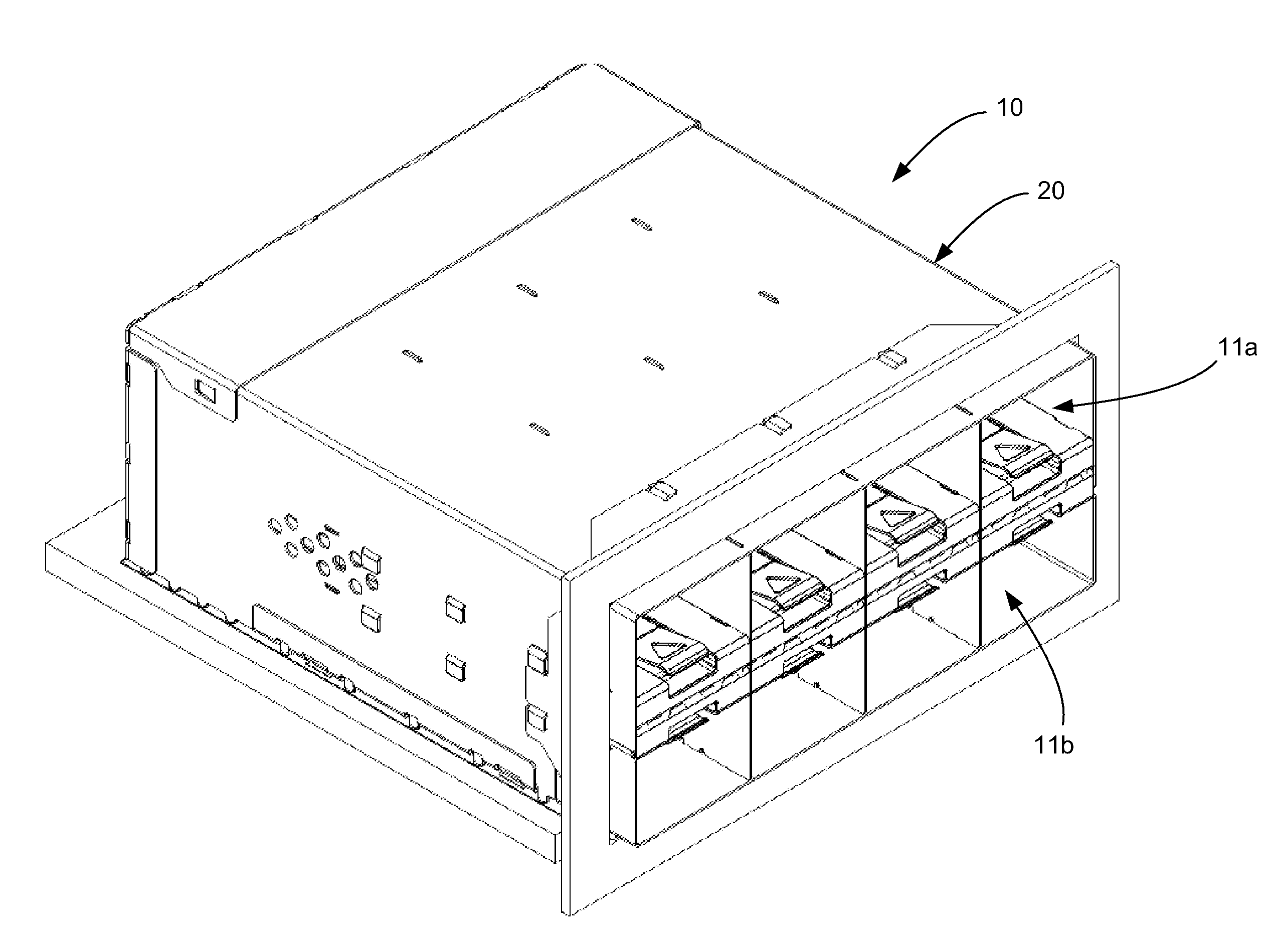 Connector with tuned channel