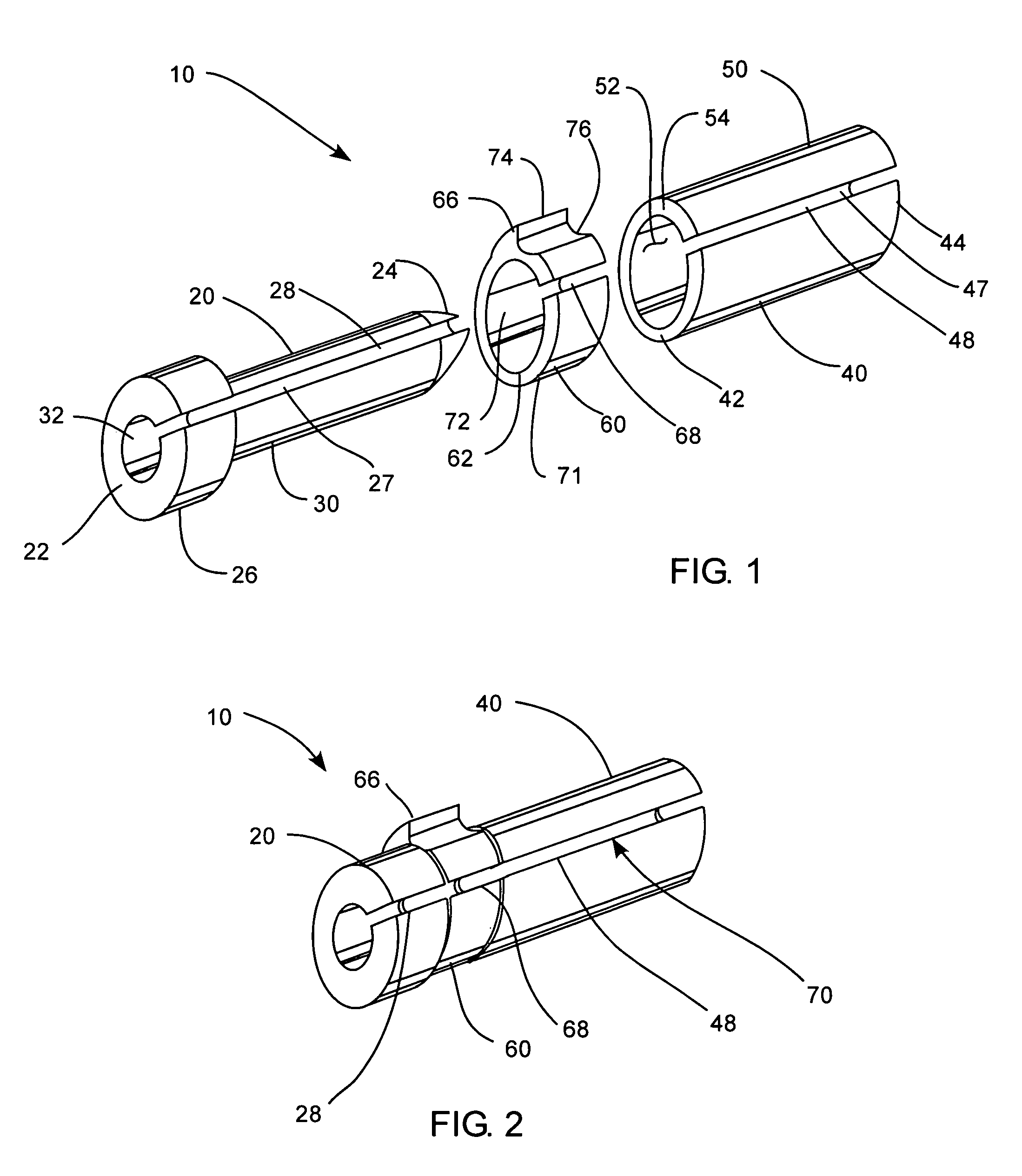 Knot tying device and method