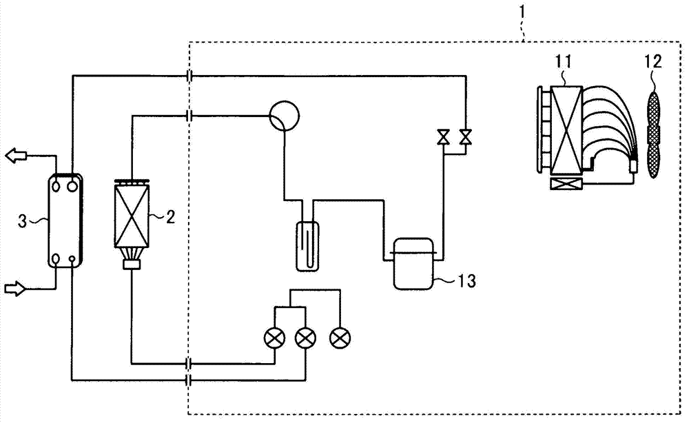 Refrigeration cycle apparatus and outdoor heat source unit