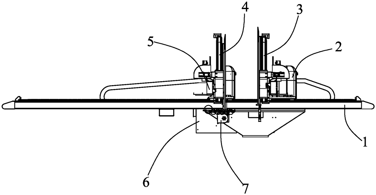 Multi-shaft double-drawing multifunctional application robot