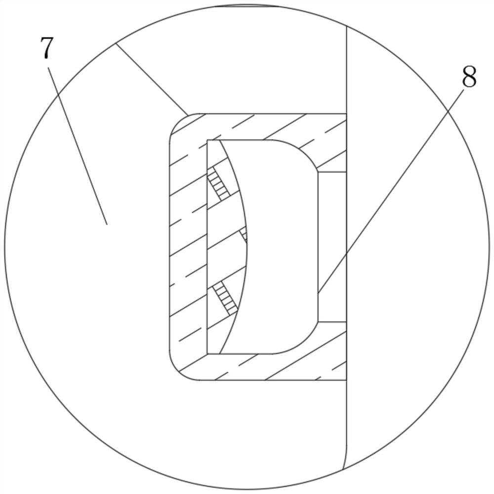 An internal cleaning device for filling robots with different shapes and specifications